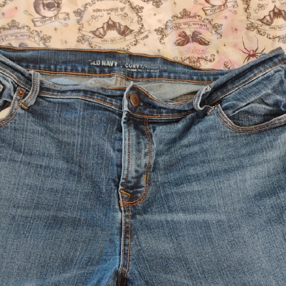 Old Navy Women's High Rise Blue Jeans